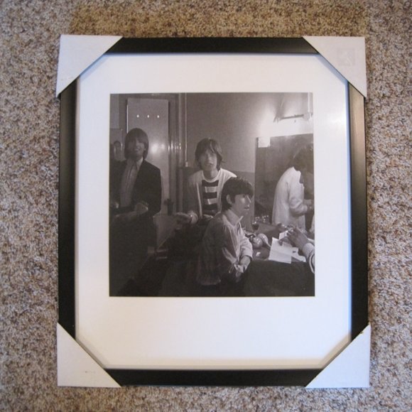 NIB The Rolling Stones rock band 14"x16"  framed - Picture 1 of 8